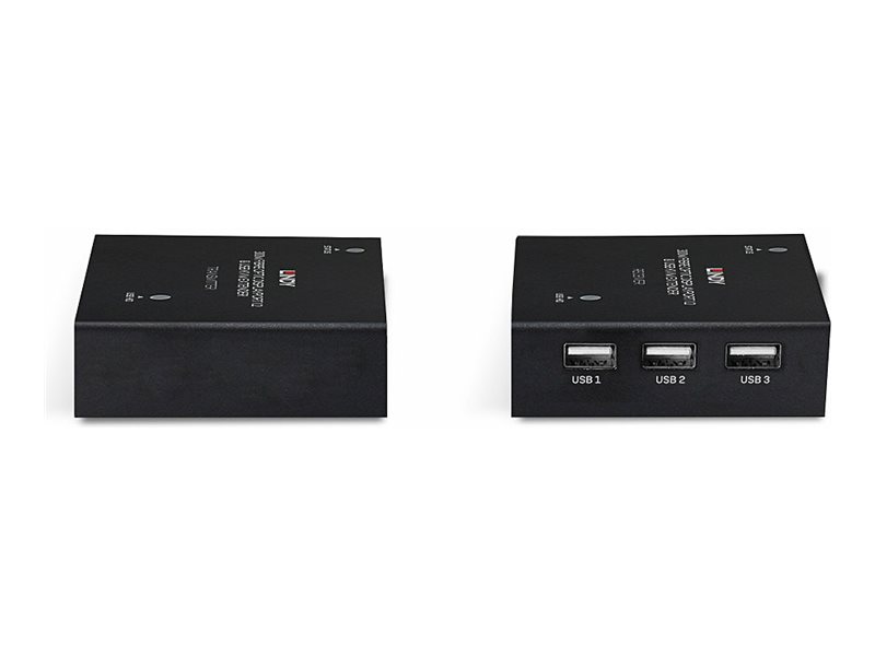 Lindy 300m Fibre Optic DisplayPort 1.2 & USB KVM Extender