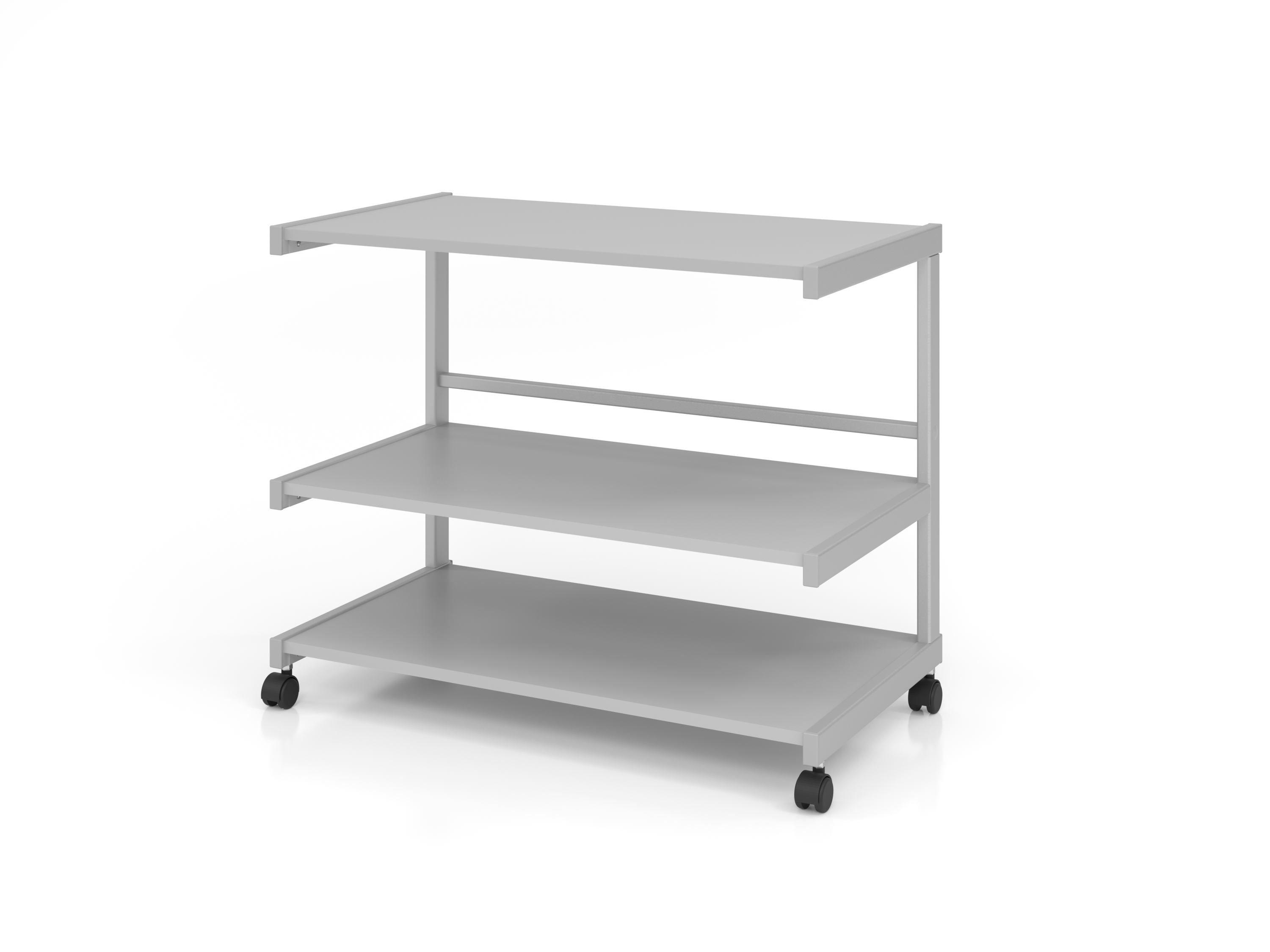 Bürowagen Grau mit 3 Böden