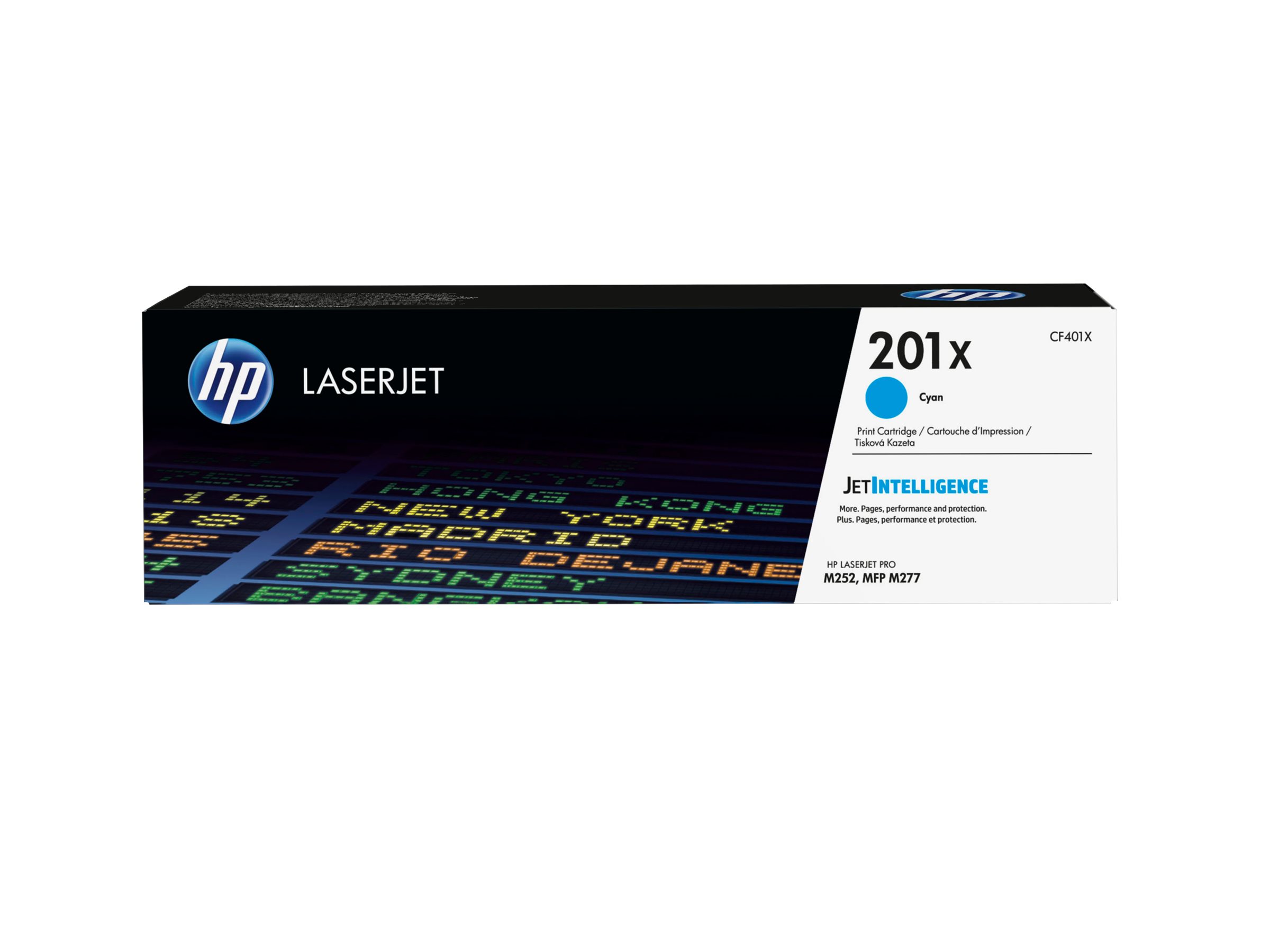 HP 201X - Hohe Ergiebigkeit - Cyan - original - LaserJet - Tonerpatrone (CF401X)