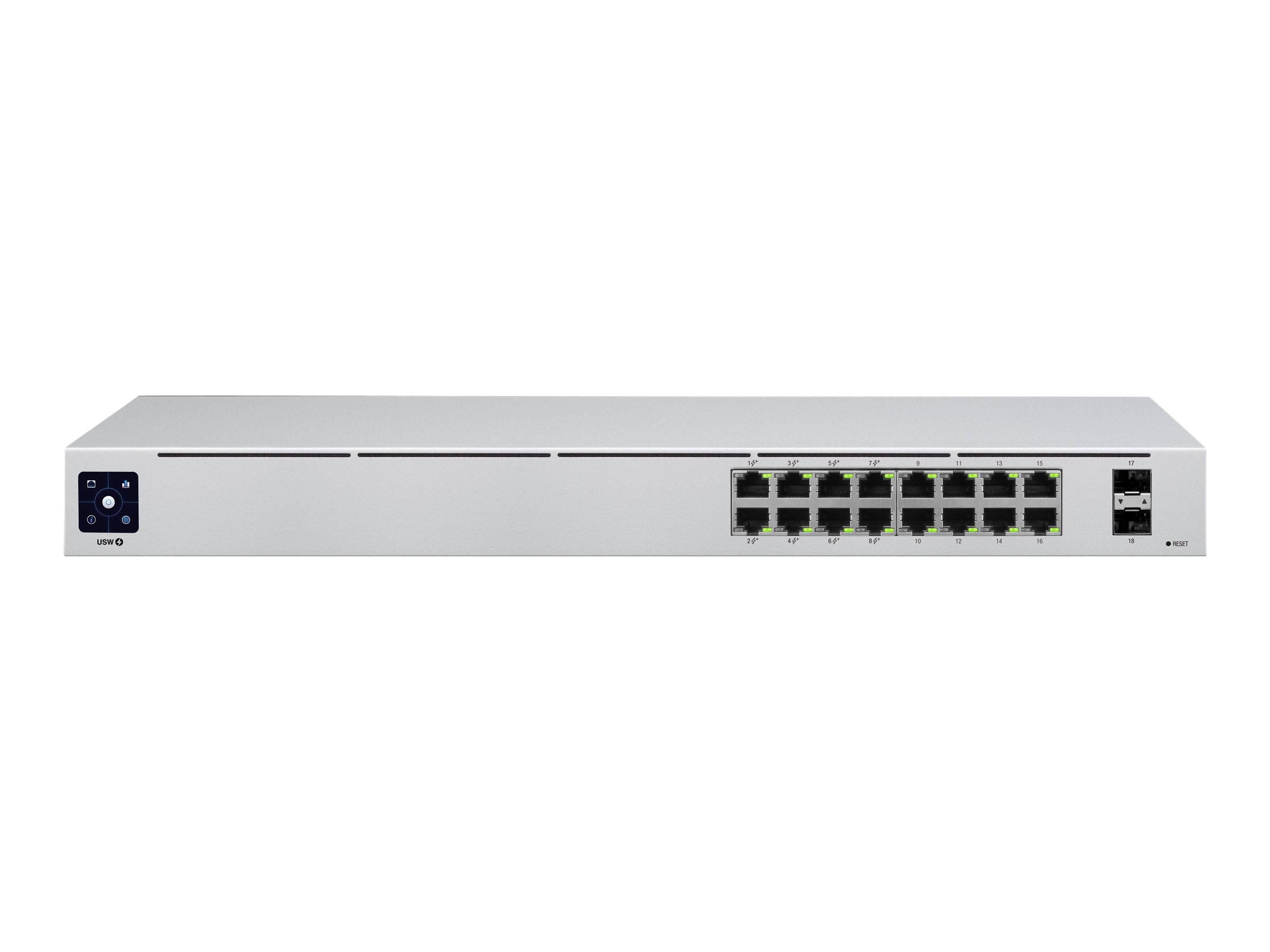 Ubiquiti UniFi Switch USW-16-POE - Switch - managed - 16 x 10/100/1000 (8 PoE+)