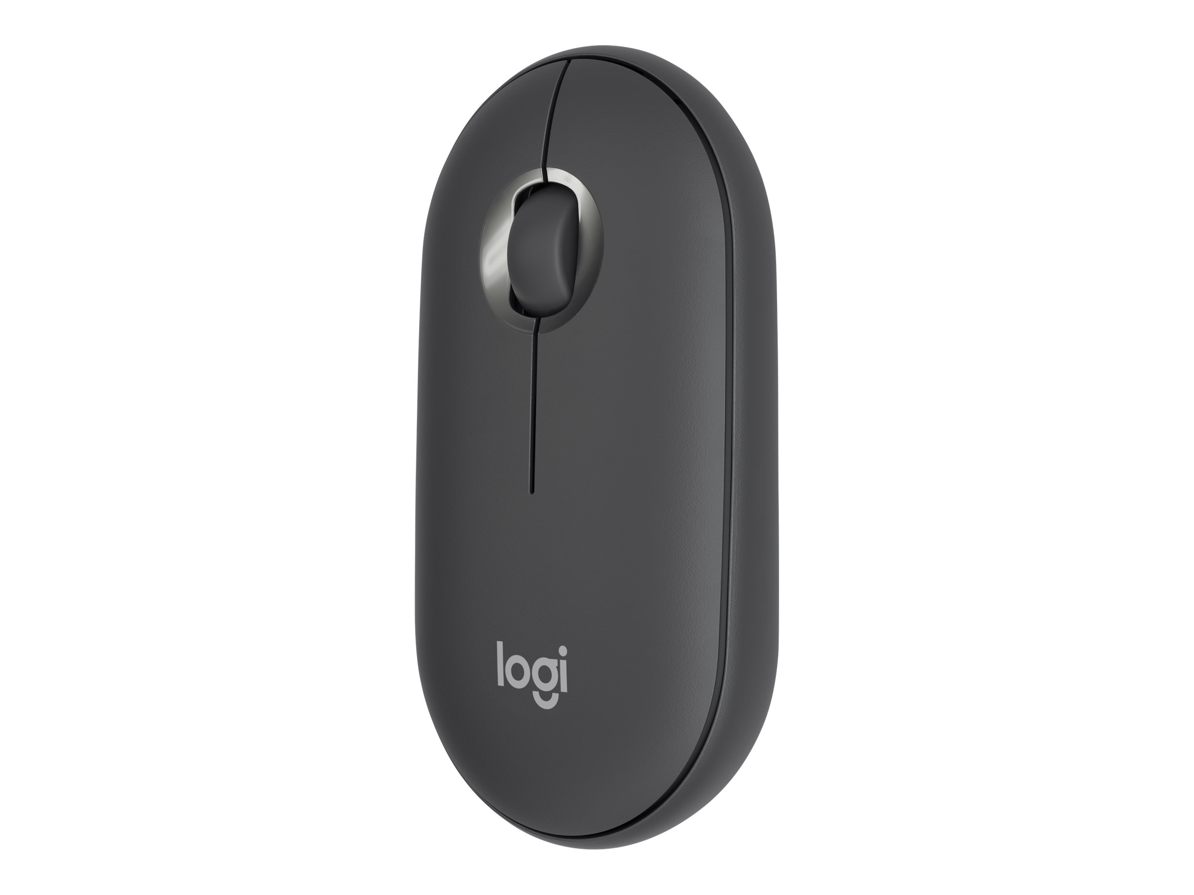 Logitech Pebble M350 - Maus - optisch - 3 Tasten - kabellos - 2.4 GHz, Bluetooth - kabelloser Empfänger (USB)