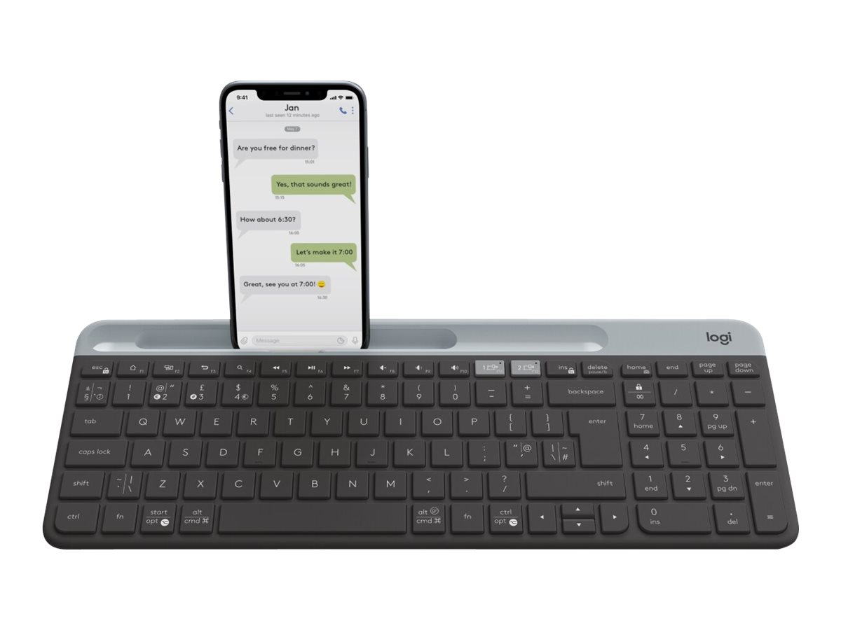 Logitech Slim Multi-Device K580 - Tastatur - kabellos