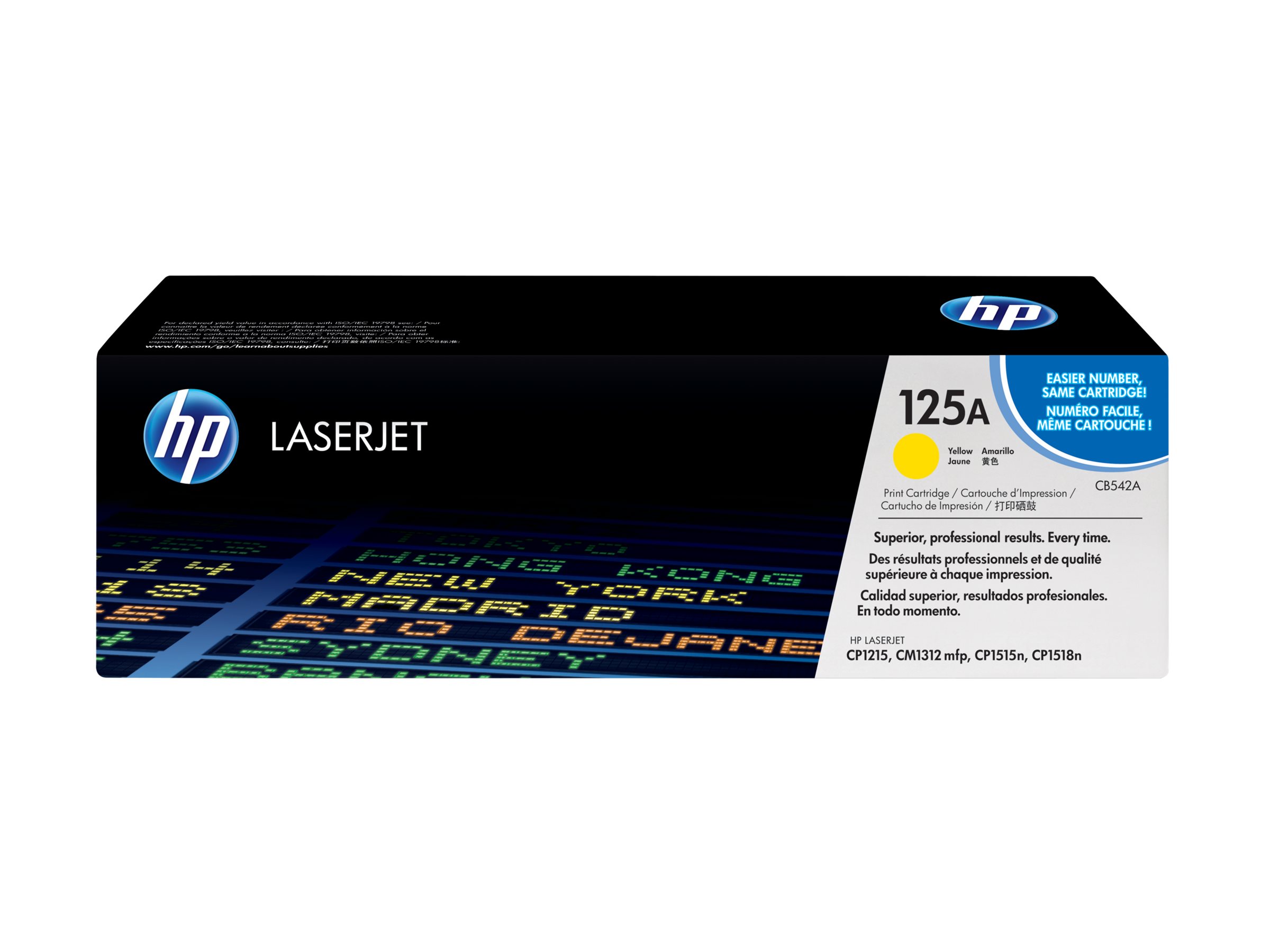 HP 125A - Gelb - original - LaserJet - Tonerpatrone (CB542A)