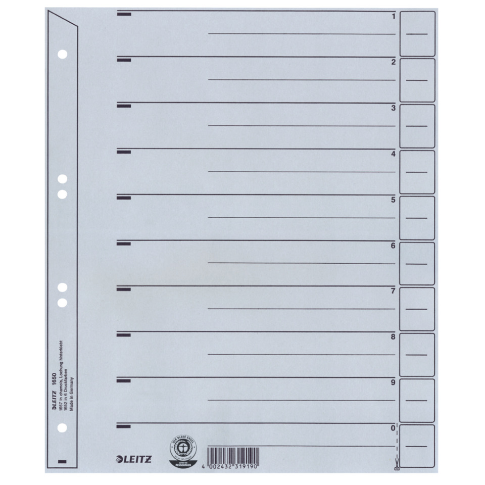 LEITZ 1650-00-85 100ST ungeöst