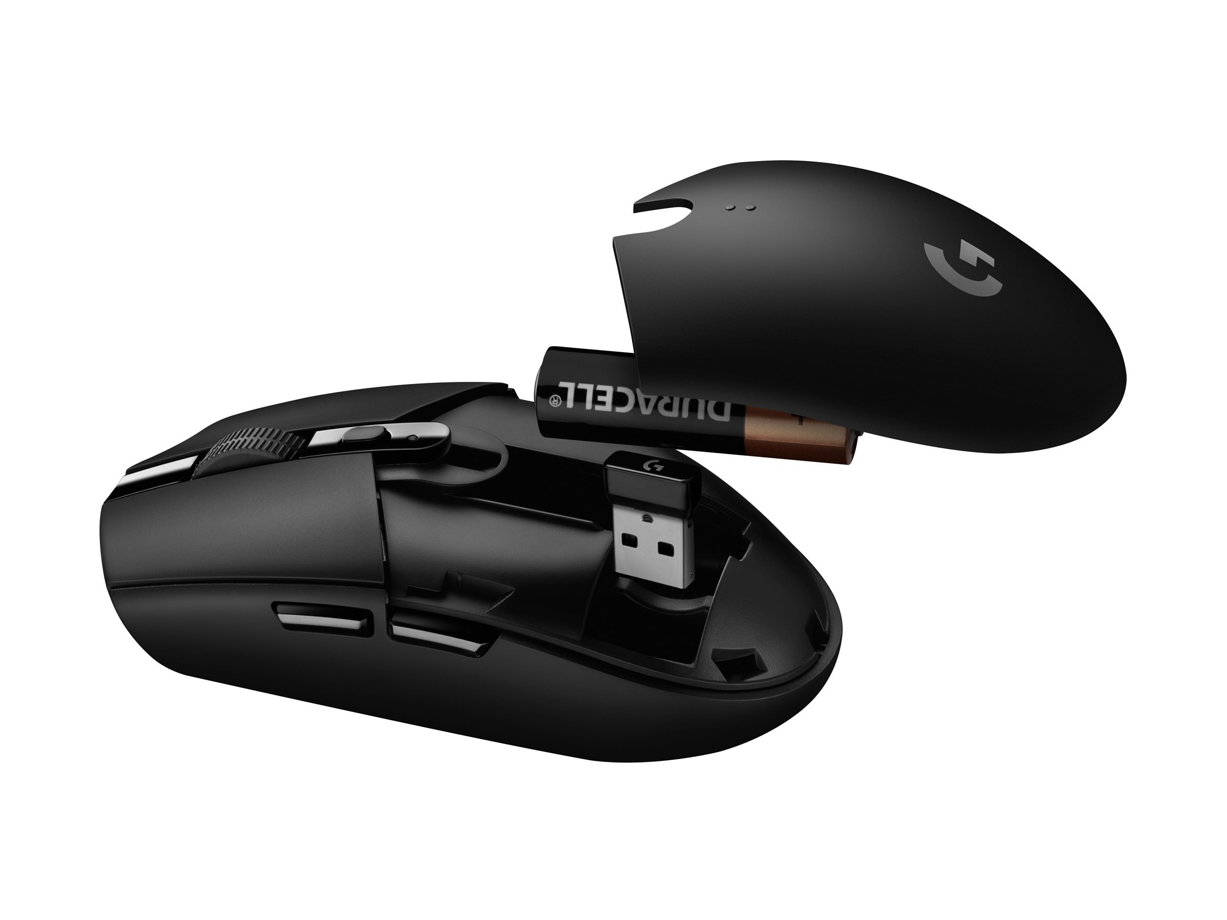 Logitech G G305 - Maus - optisch - 6 Tasten - kabellos - 2.4 GHz - kabelloser Empfänger (USB)
