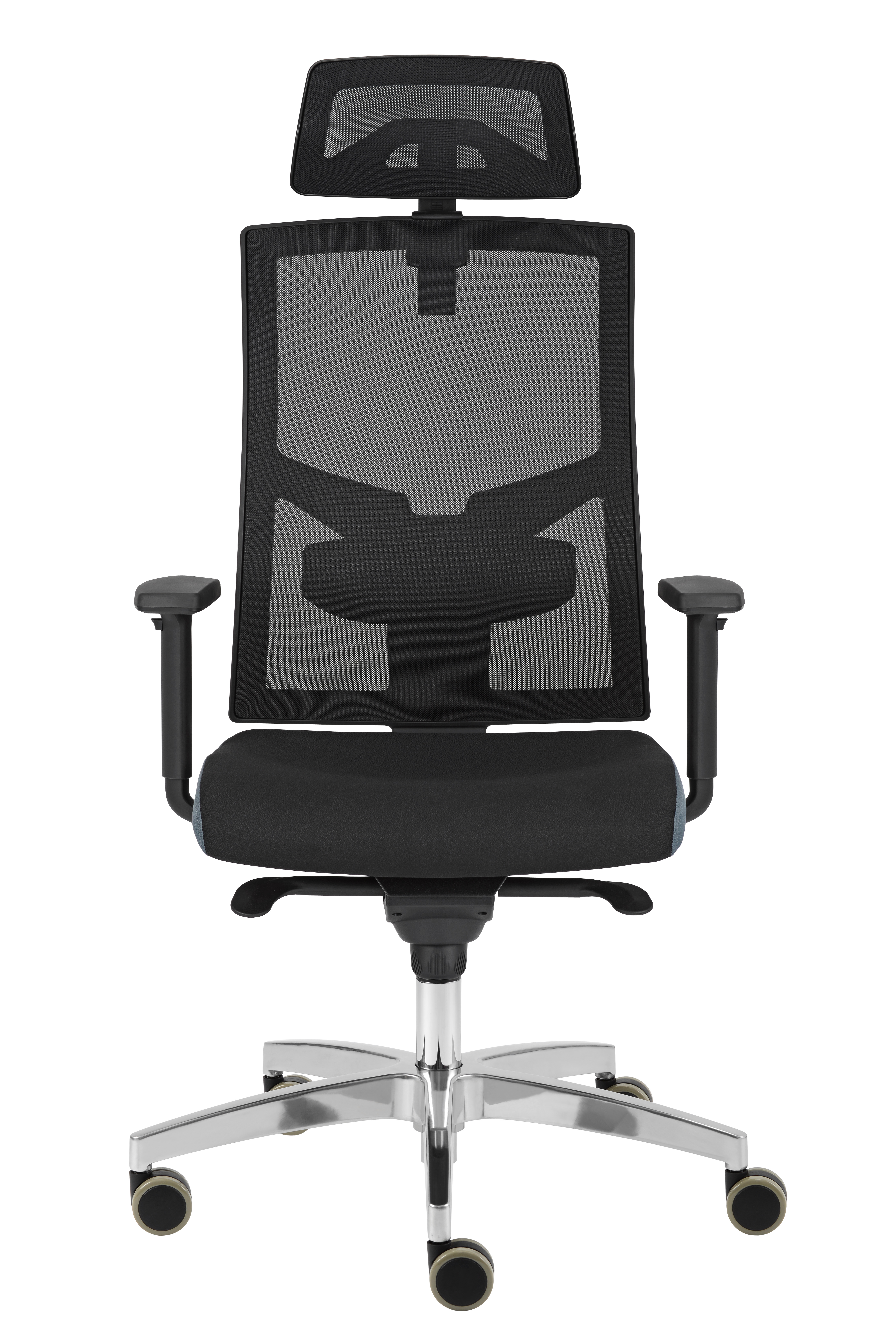Drehstuhl Premium 2 mit Netzrücken, schwarz