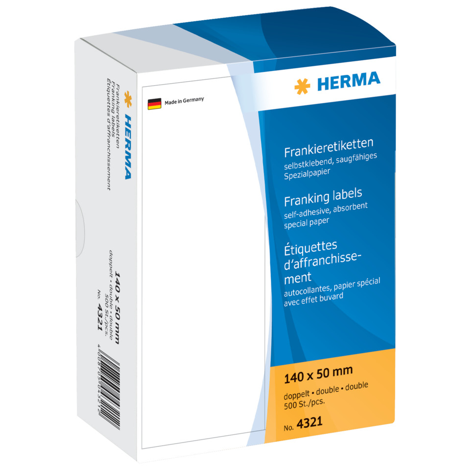 HERMA 4321 doppelt permanent haftend