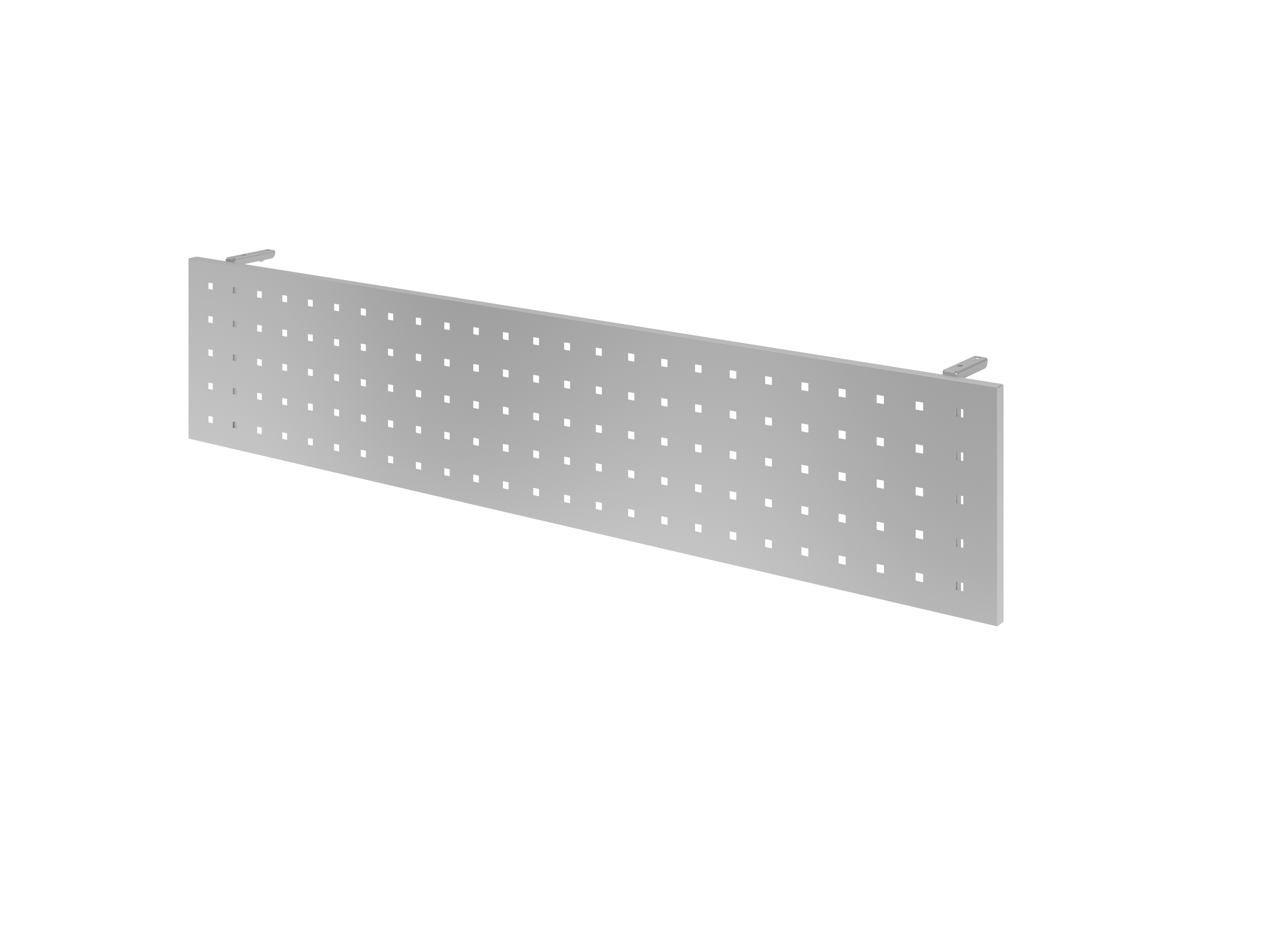 Sichtblende H=35cm 180cm Silber