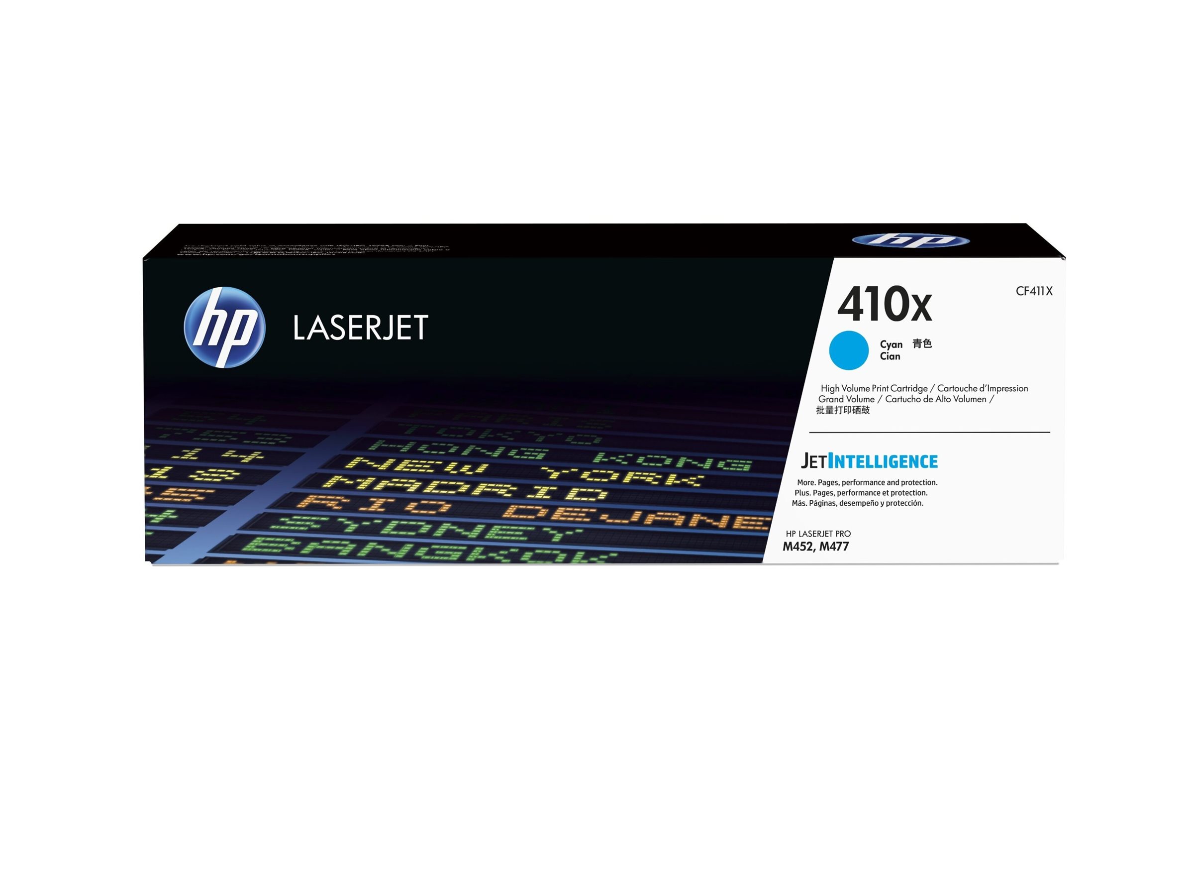 HP 410X - Hohe Ergiebigkeit - Cyan - original - LaserJet - Tonerpatrone (CF411X)