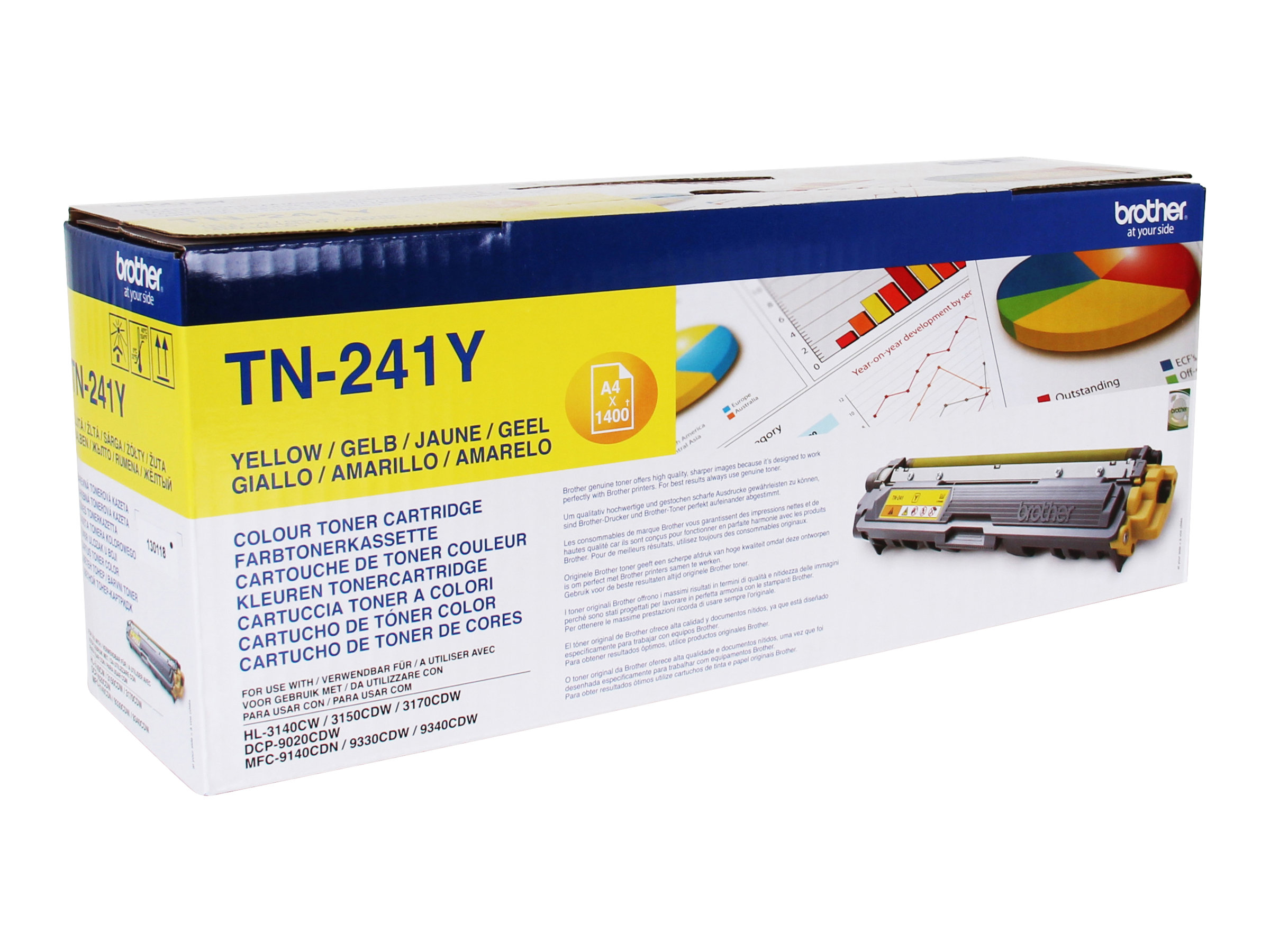 Brother TN241Y - Gelb - original - Tonerpatrone