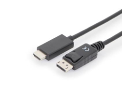 DIGITUS DisplayPort Adapterkabel, DP - HDMI Typ A