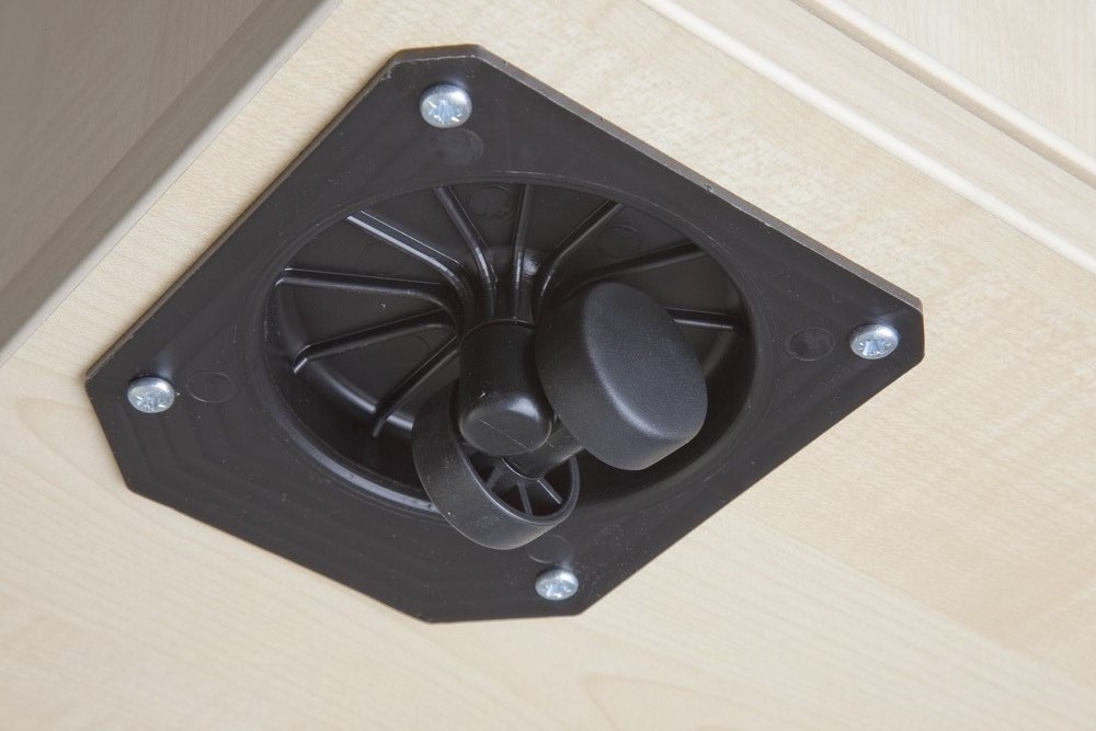 Rollcontainer 80cm,3Schub,Schloss SG Graphit