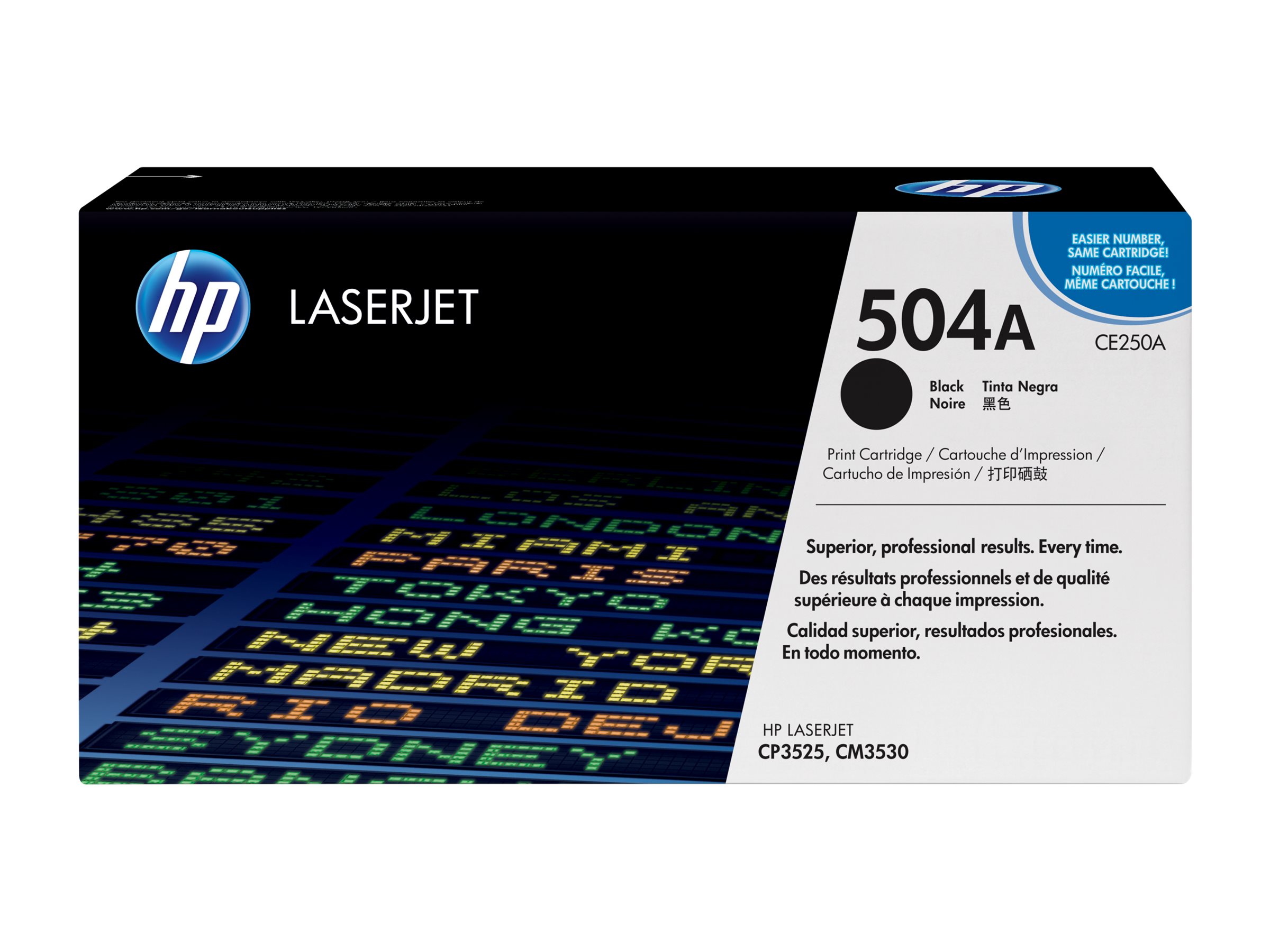 HP 504A - Schwarz - original - LaserJet - Tonerpatrone (CE250A)