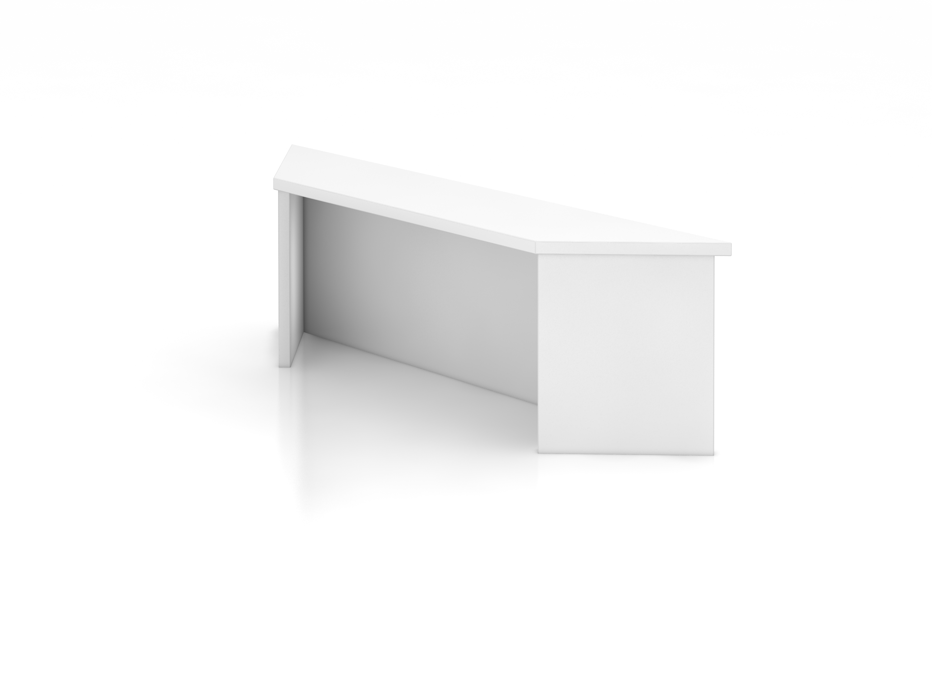 Thekenaufsatz 113cm, 1OH Weiß
