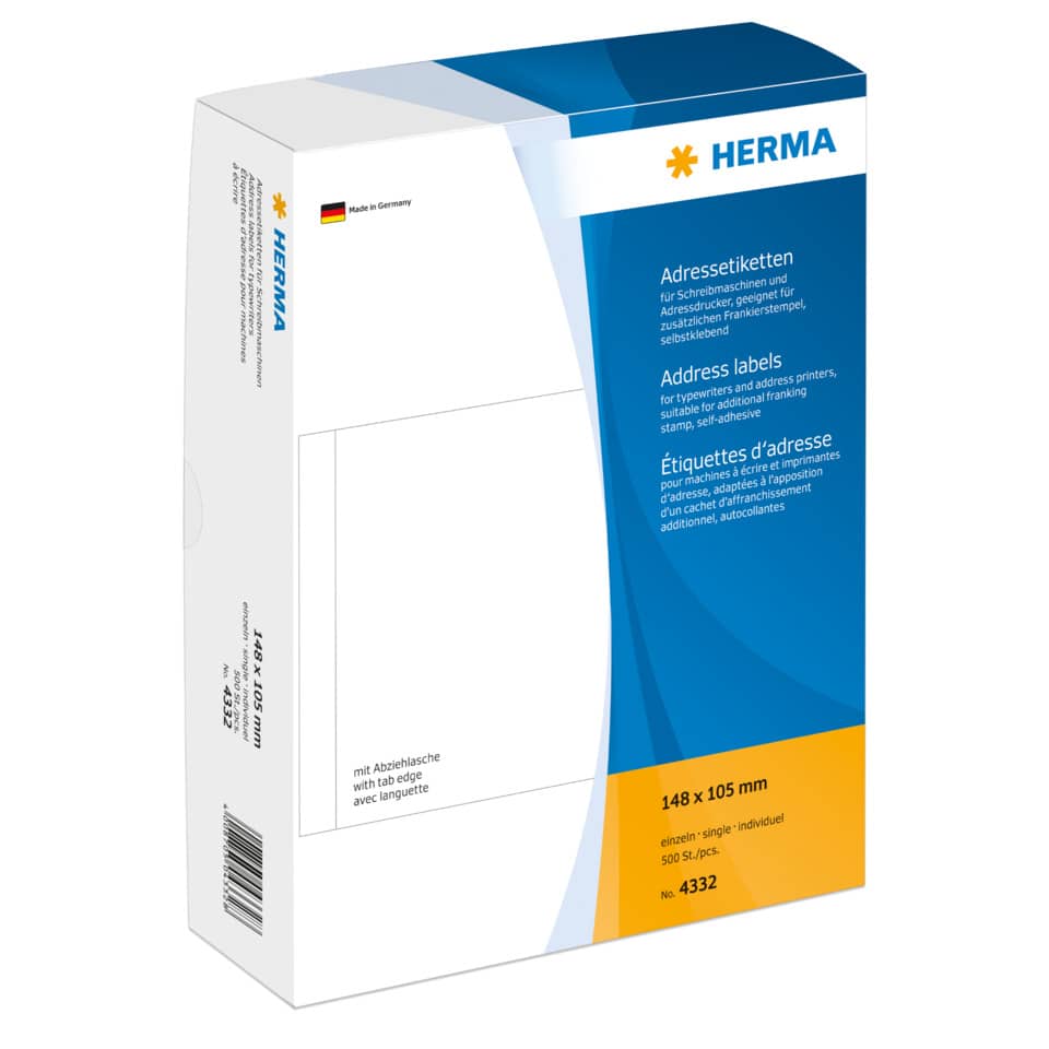 HERMA 4332  500 Stück permanent haftend