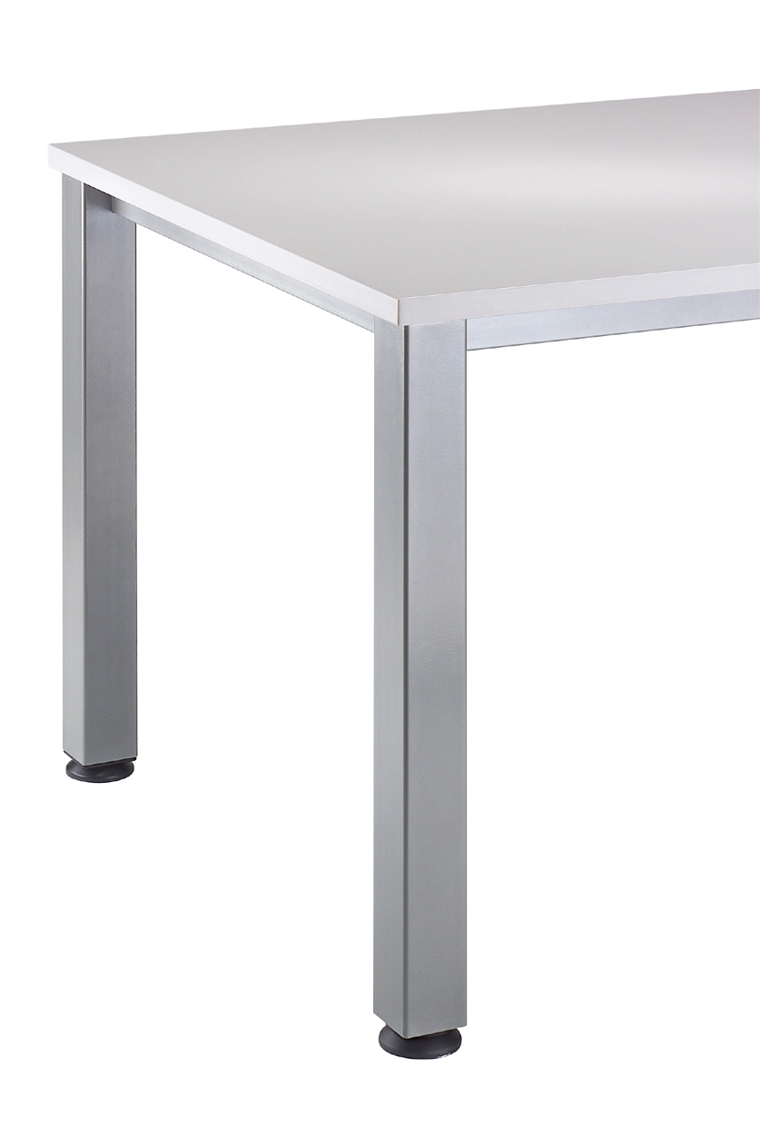 Schreibtisch 4Fuß eckig 180x80cm Eiche