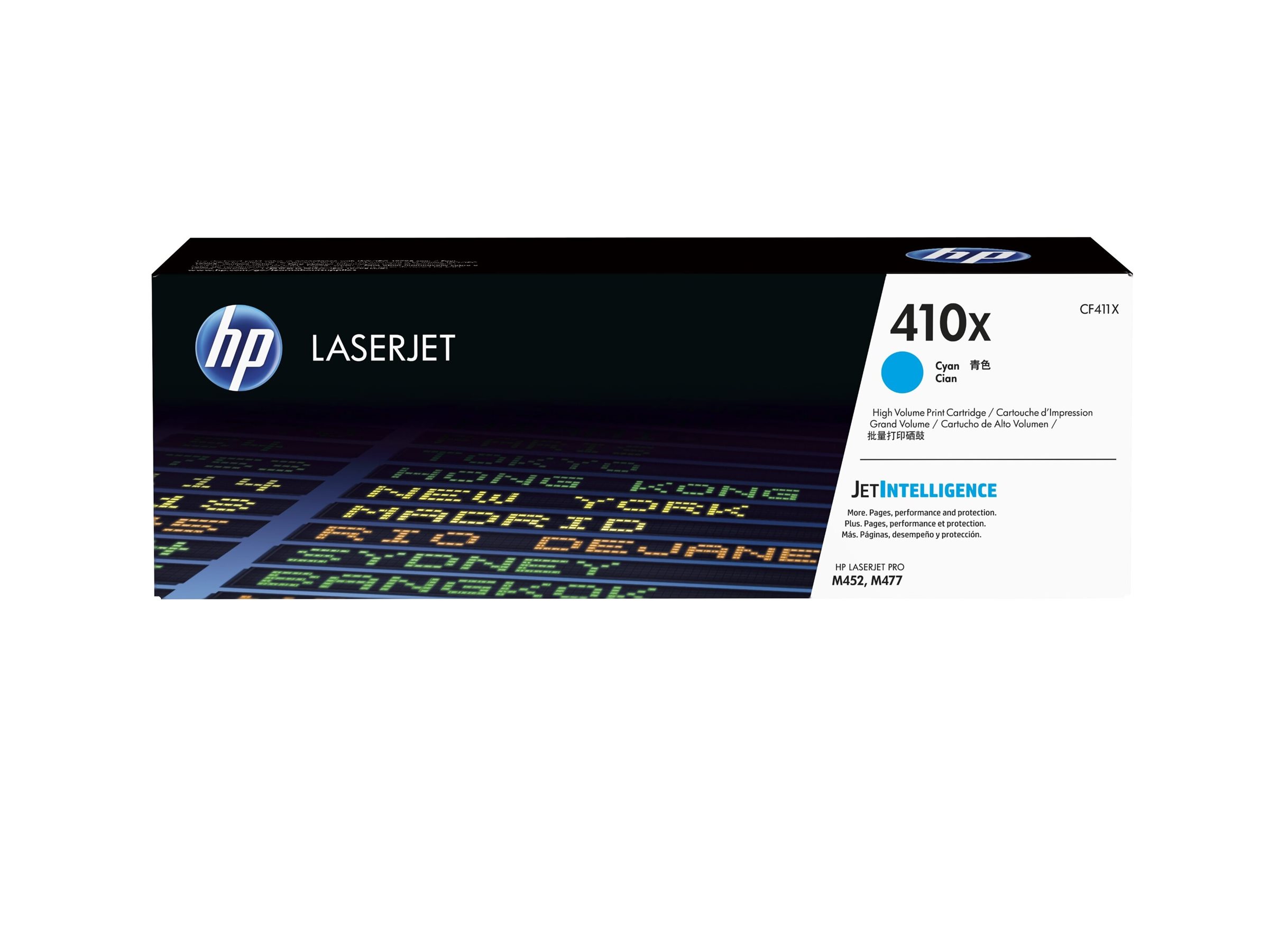 HP 410X - Hohe Ergiebigkeit - Cyan - original - LaserJet - Tonerpatrone (CF411X)