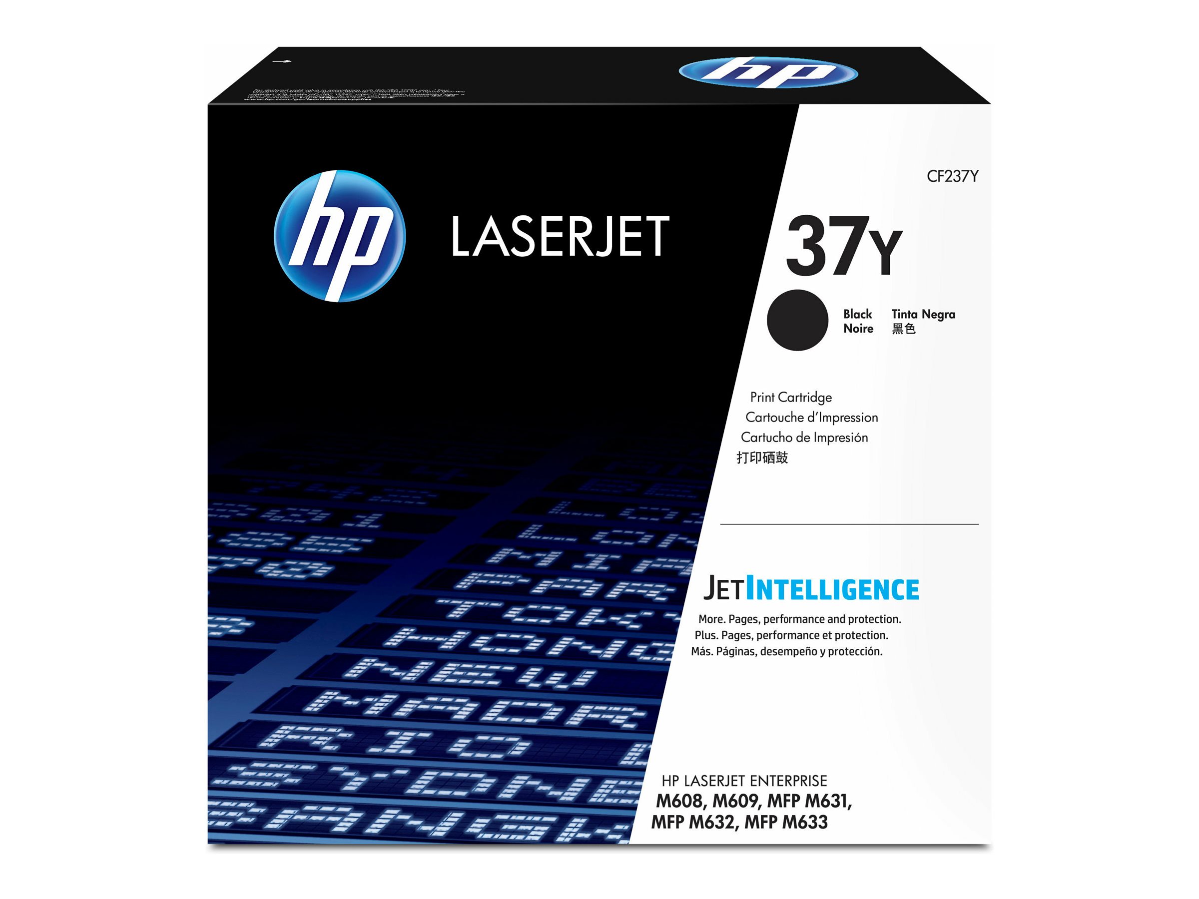 HP 37Y - Besonders hohe Ergiebigkeit - Schwarz - original - LaserJet - Tonerpatrone (CF237Y)