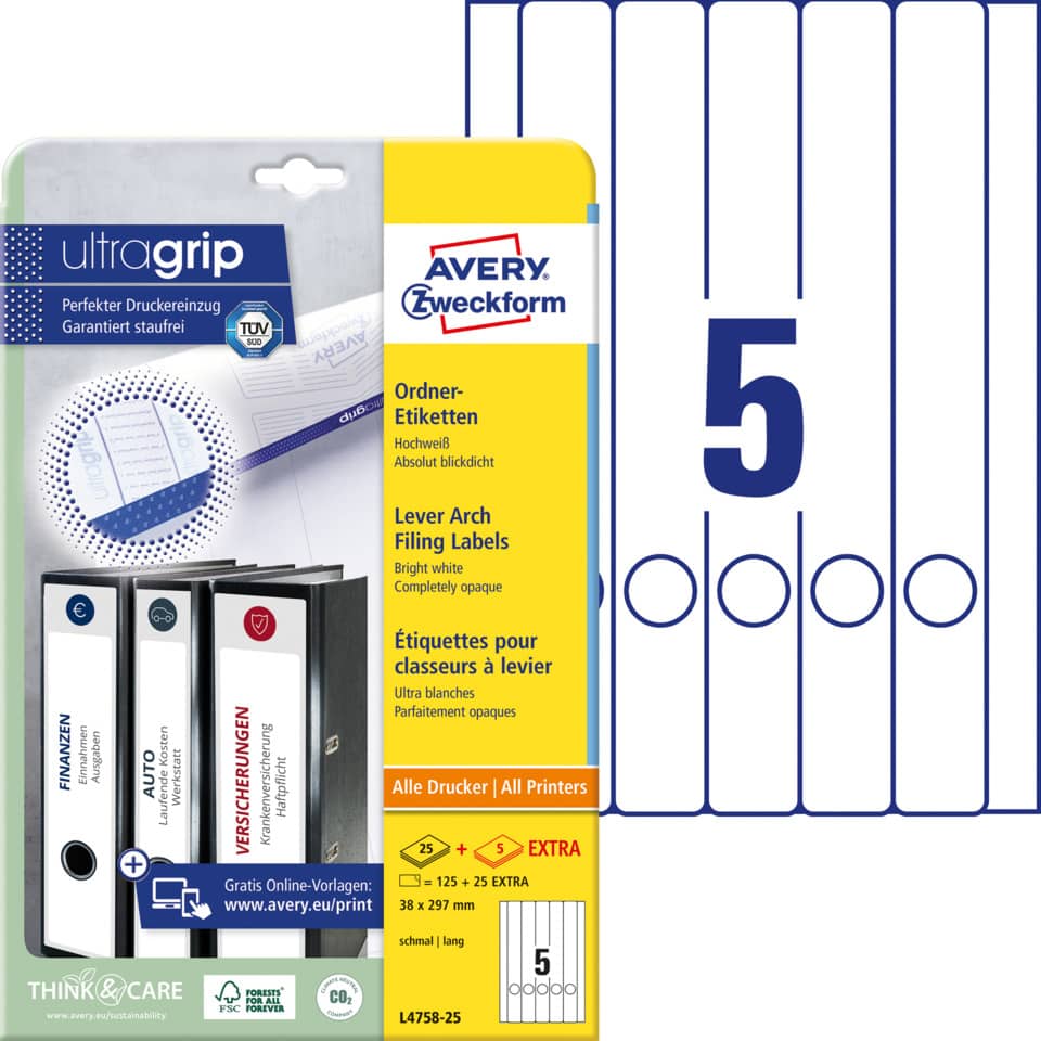 ZWECKFORM L4758-25 125ST