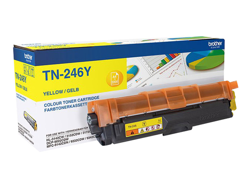 Brother TN246Y - Gelb - original - Tonerpatrone
