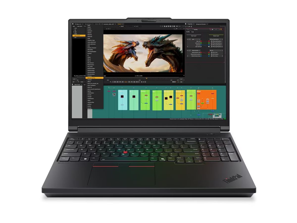 Lenovo ThinkPad P16 Gen 3 21RQ - Intel Core Ultra 7 255HX - Win 11 Pro - RTX PRO 2000 Blackwell - 32 GB RAM - 512 GB SSD TCG Opal Encryption 2, NVMe, Performance - 40.6 cm (16")