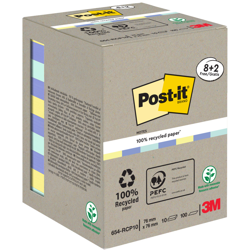POST-IT 654RCP10